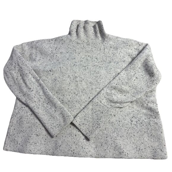 Everlane Speckled 100% Cashmere Turtleneck Sweater Size Small Long Sleeve - Picture 1 of 10